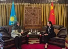 دیدار دیپلمات‌های ایران و چین در آلماتی
