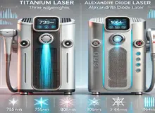تفاوت دستگاه لیزر تیتانیوم و الکس دایود چبست؟