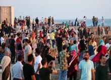 هجوم مسافران به جزیره کیش!+ تصاویر 