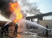 مهار آتش‌سوزی پالایشگاه آبادان/ فوت یک نفر