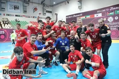 قهرمانی تیم ملی هندبال زیر۱۷ سال ایران در آسیا