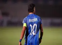  رامین رضاییان در تمرین امروز استقلال+عکس