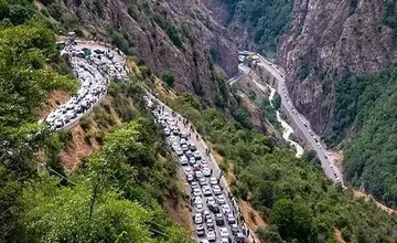 ترافیک سنگین در کندوان