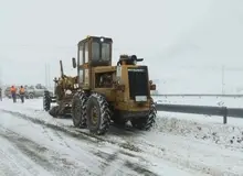 محور خلخال به اسالم به علت برف و کولاک مسدود شد