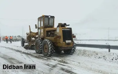 محور خلخال به اسالم به علت برف و کولاک مسدود شد