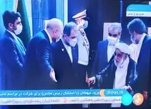 آیت الله جنتی بدون ماسک در مراسم تحلیف ابراهیم رئیسی شرکت کرد+عکس 