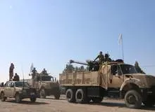 مانور نظامی طالبان با سلاح سنگین در نزدیکی مرز ایران 