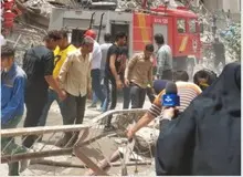 آخرین جزئیات از ریزش ساختمان متروپل آبادان/ ۲۱مصدوم و ۳ فوتی 
