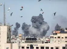  جنگنده‌های اسرائیلی منطقه متعلق به رئیس اداره اطلاعات سازمان حماس را هدف قرار دادند