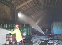 آتش سوزی در پتروشیمی ماهشهر