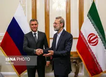 دیدار رئیس دومای دولتی روسیه با لاریجانی + تصاویر
