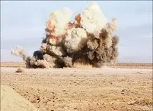 صدای انفجار امروز قصرشیرین مربوط به خنثی سازی زمین های آلوده به مین بود