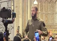 سخنرانی جولانی رهبر تحریر الشام در مسجد اموی دمشق+فیلم