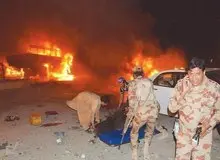 حمله سنگین به پایگاه مرزی ارتش پاکستان در بلوچستان