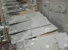 تخریب بخش هایی از مسجد فین بندرعباس در پی زلزله امروز+ تصاویر 