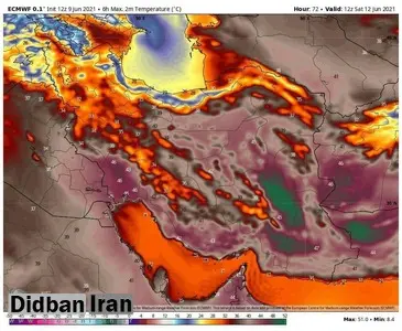 پیش بینی هواشناسی/ منتظر گرمای ۴۰ درجه در تهران و ۵۰ درجه در مرکز و شرق کشور باشید 