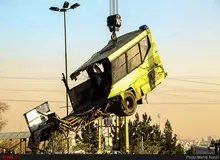 سکته راننده اتوبوس در حادثه علوم تحقیقات تایید نشد/ احتمال افزایش جان‌باختگان
