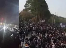 اعتراض شهروندان چهار محال و بختیاری به سیاست های دولت در انتقال آب با موسیقی حماسی "دایه دایه وقت جنگه"/ FILM