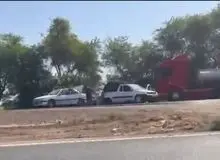 راهزنی مسلحانه در جاده های خوزستان+ فیلم 