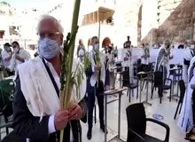 خاخام‌های یهودی و سفیر آمریکا برای شفای ترامپ نماز خواندند/عکس