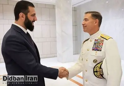 دیدار فرمانده سنتکام با رئیس دولت سوریه در دمشق