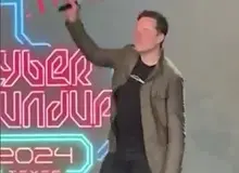 رقص ایلان ماسک در جلسه سهامداران تسلا+فیلم