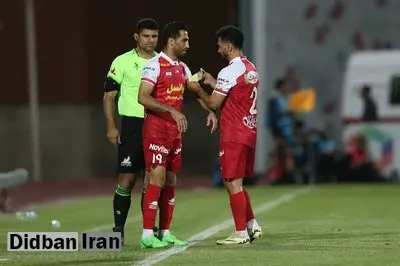 غایبان پرسپولیس برای بازی با خیبر مشخص شدند
