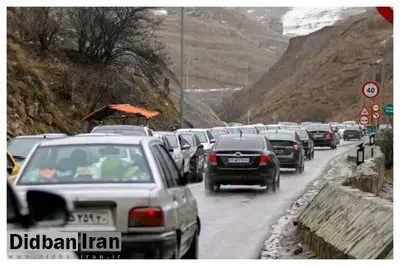 اعمال محدودیت‌های ترافیکی در جاده چالوس و آزادراه تهران-شمال