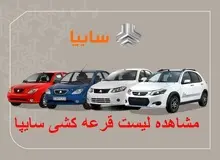 نتایج پنجمین قرعه کشی پیش فروش سایپا اعلام شد + لیست برندگان