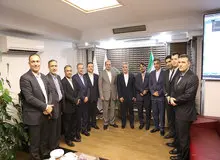 بازدید معاون وزیر اقتصاد و مدیرعامل بانک ملی ایران از شرکت داده‌ورزی سداد