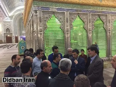 حضور فتاح در حرم مطهر امام خمینی(ره) بعد از حملات تروریستی در تهران