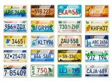 پلاک خودروها در آمریکا چه شکلی است؟