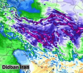 هوای فوق سرد اسکاندیناوی در راه ایران 