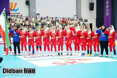 دومین برد دختران هندبال ایران در قهرمانی آسیا