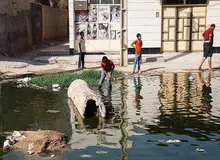 زندگی مردم کوت عبدالله در میان فاضلاب +تصاویر 