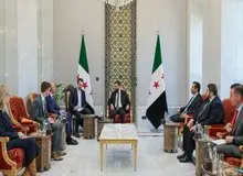 باراک در دمشق با الشرع دیدار کرد