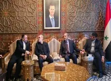 لاریجانی وارد دمشق شد