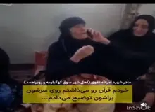 روایت یکی از بستگان شهید تقوی از یورش ماموران به منزل مادر شهید/ ماموران با زور، بدون هیچ حرفی و با پوتین وارد منزل شدند/  مامور خانم نیروی انتظامی به مادر شهید فحش های رکیک می داد
