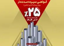 سرمایه‌گذاری در رشد صنعت فلزات؛ فرصت محدود در طرح گواهی سپرده هشتمین نور