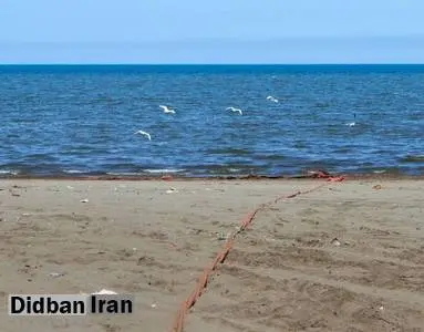 آب خزر در پایین ترین تراز خود در ۳۰ سال اخیر