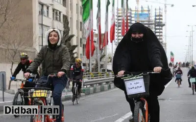 دوچرخه سواری زنان در مشهد ممنوع شد

