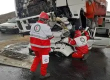 ۳ کشته در اثر تصادف زنجیره‌ای در سلفچگان