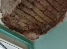  ریزش سقف یکی از خوابگاه‌ها