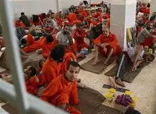 فیلمی درون یکی از زندان‌های داعشی در شمال شرق سوریه 