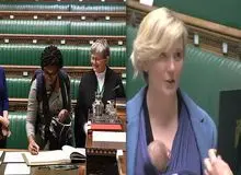 حضور نوزاد نماینده انگلیسی در مراسم تحلیف
