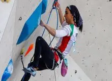 الناز رکابی در کاپ سنگنوردی آسیا فینالیست شد