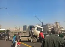 ترافیک سنگین در خیابان ولیعصر_پارک وی/ ماجرا چیست؟+تصاویر