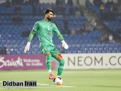 بیرانوند نامزد بهترین دروازهبان شد