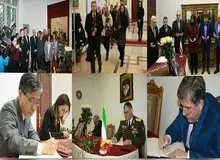 امضا دفتر یادبود جانباختگان زلزله غرب ایران توسط معاون وزیر خارجه بلاروس