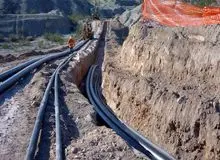 اخلال در آبرسانی با آتش زدن لوله‌ها 